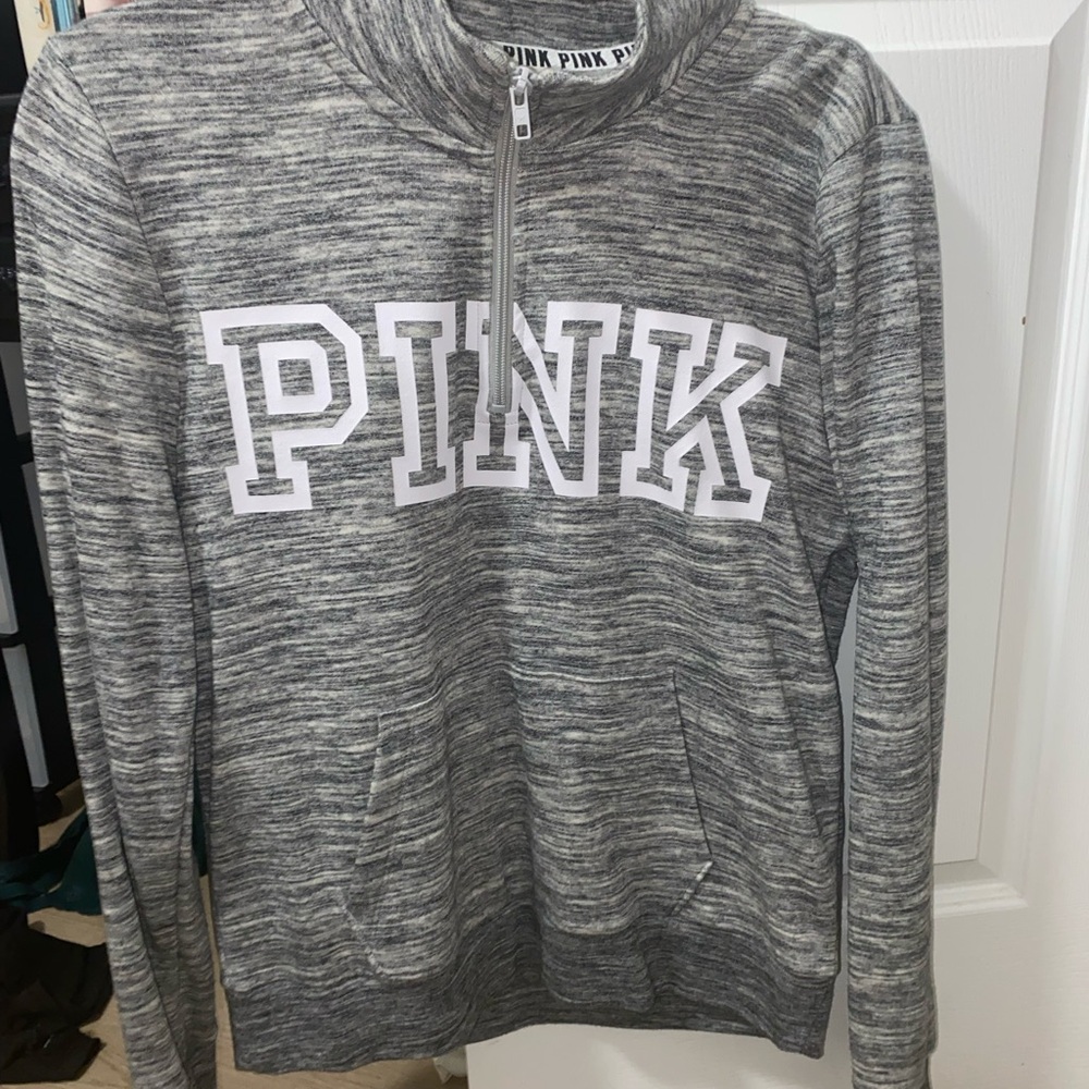 Victoria's Secret Gray and Pink Pullover